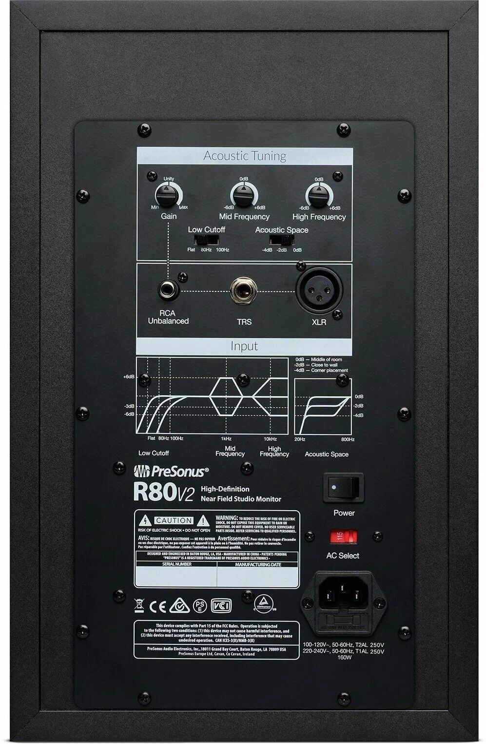 Активный студийный монитор PreSonus R80 v2