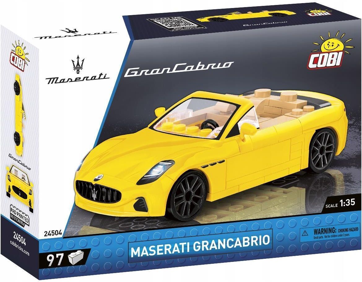 Конструктор пластиковый Cobi Maserati GranCabrio - Мазерати ГранКабрио - 97эл. - Коби 24504