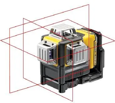 Аккумуляторный лазерный нивелир DeWalt DCE089D1R, с 1 АКБ и ЗУ
