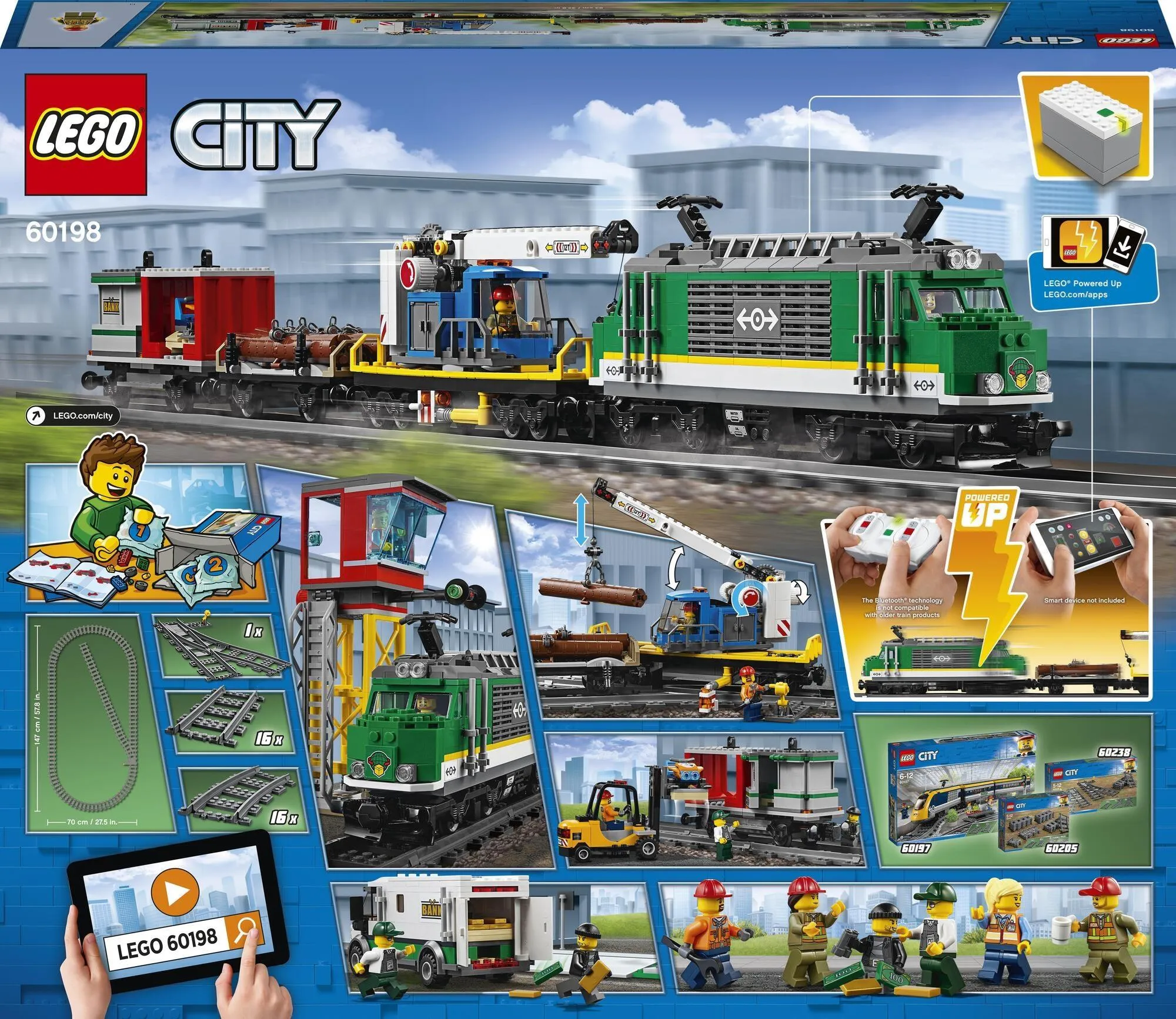 Конструктор LEGO City 60198 Грузовой поезд