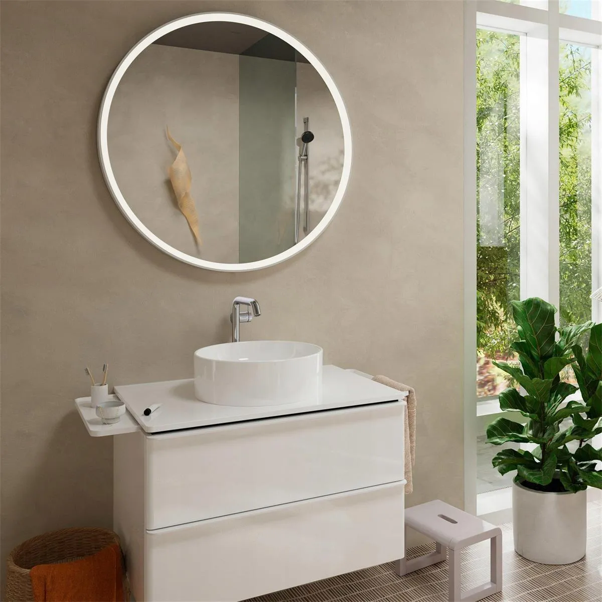 Смеситель для раковины Hansgrohe Tecturis S 240 Fine CoolStart, хром 73372000