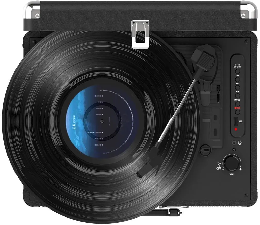 Проигрыватель винила Akai ATT-18BT Black, с Bluetooth