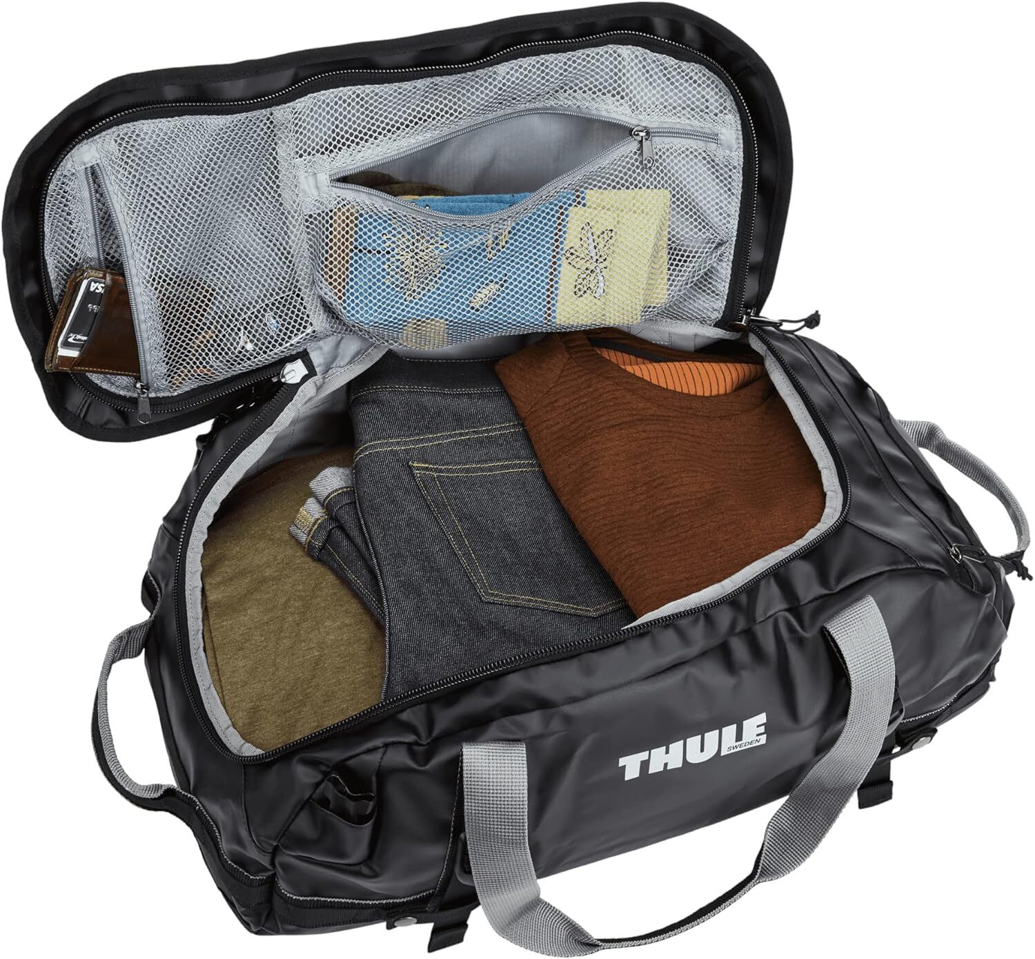 Сумка спортивная THULE Chasm, 40 л, плечевой ремень, черный