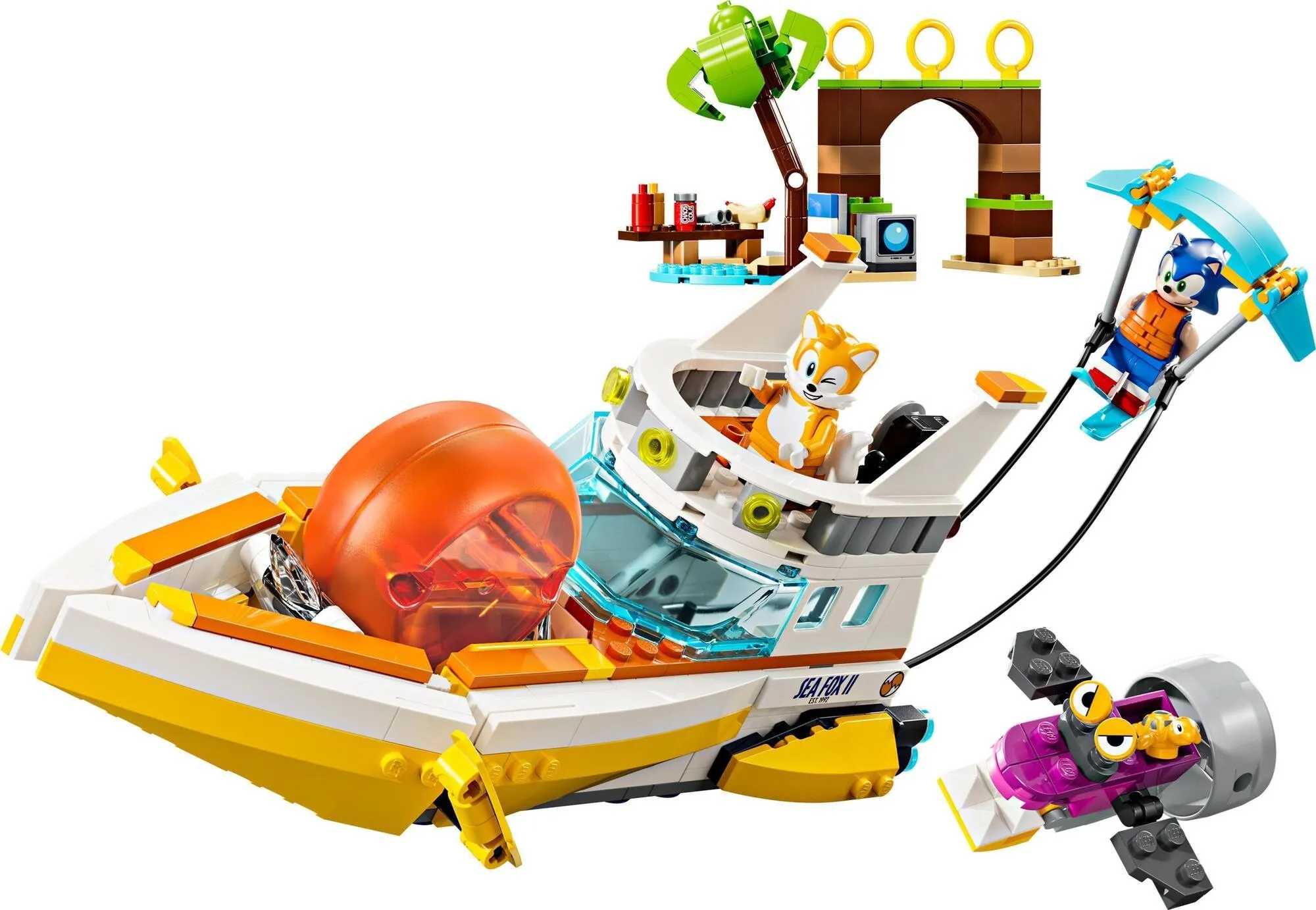 LEGO Sonic the Hedgehog 76997 Тейлз и приключение на лодке