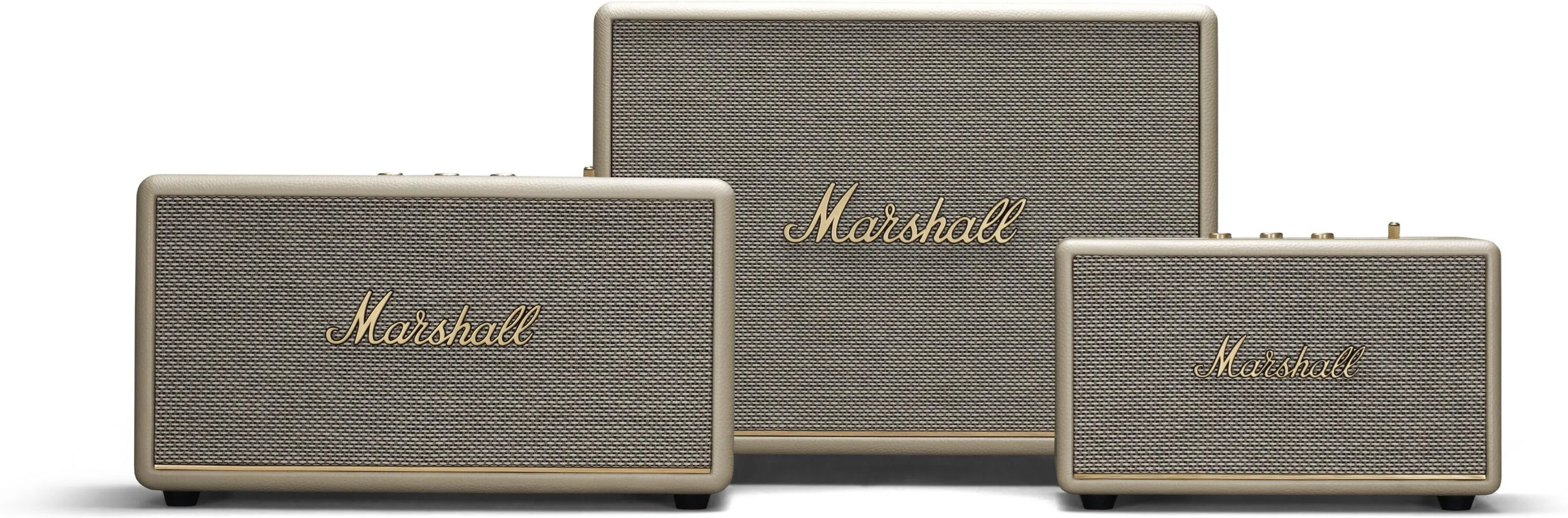 Беспроводная акустическая система Marshall Acton III, бежевая