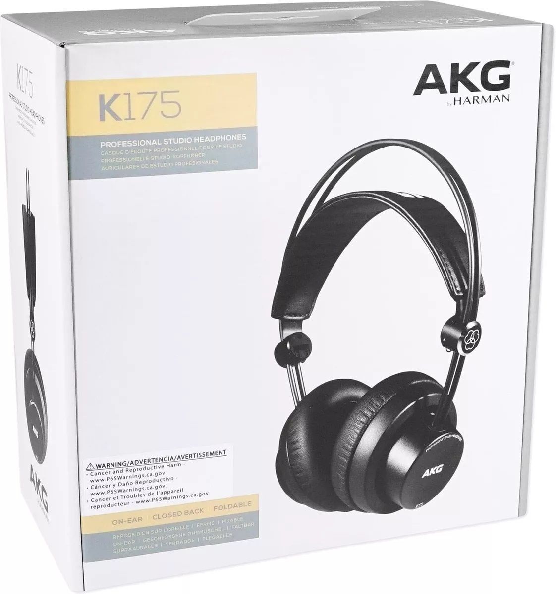 Наушники AKG K 175, mini jack 3.5 mm, black