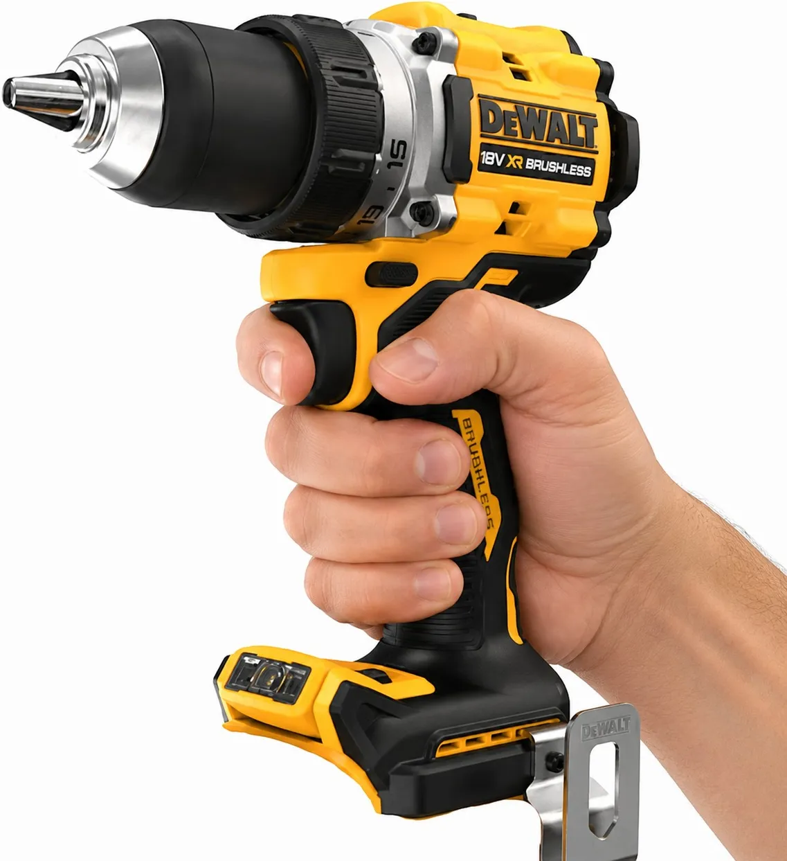 Аккумуляторная безударная дрель-шуруповерт DeWalt DCD800N, без АКБ и ЗУ