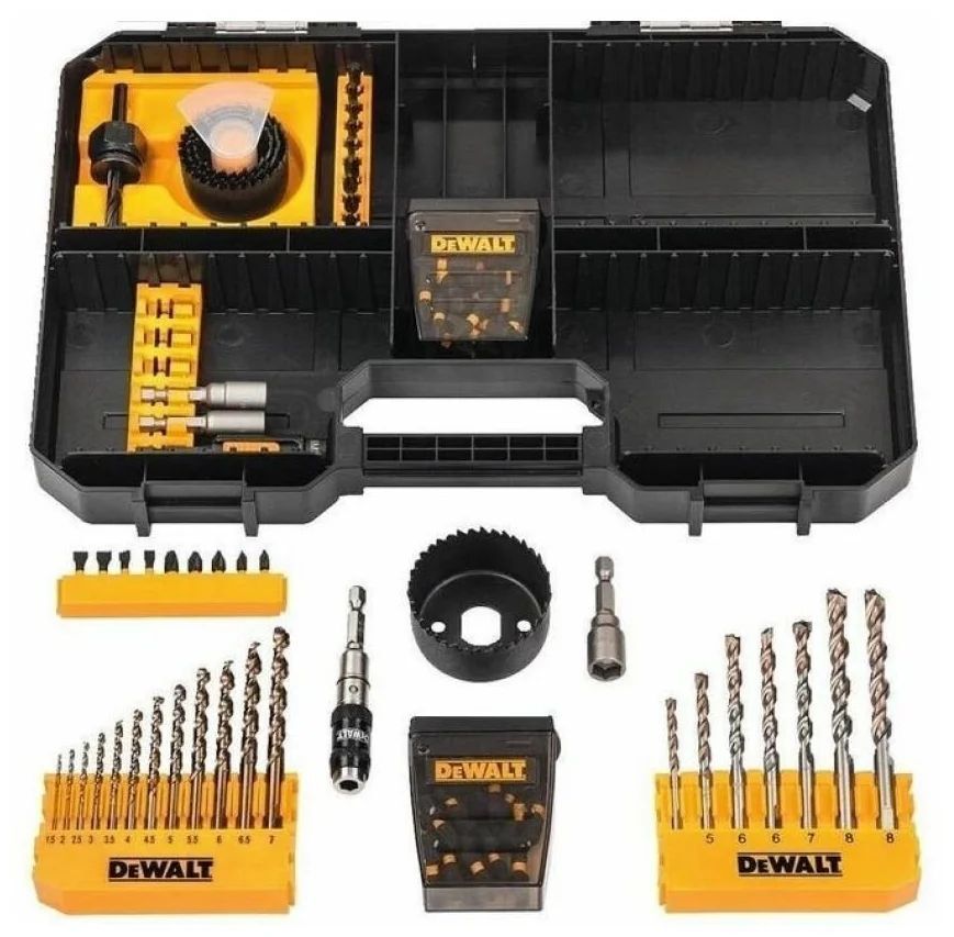 Набор бит и свёрл DeWALT DT70620T-QZ, 100 предм., серебристый