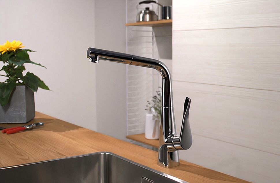 Смеситель Hansgrohe Metris хром 14821000