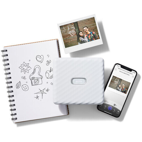 Фотопринтер Fujifilm Instax Link Wide Ash White