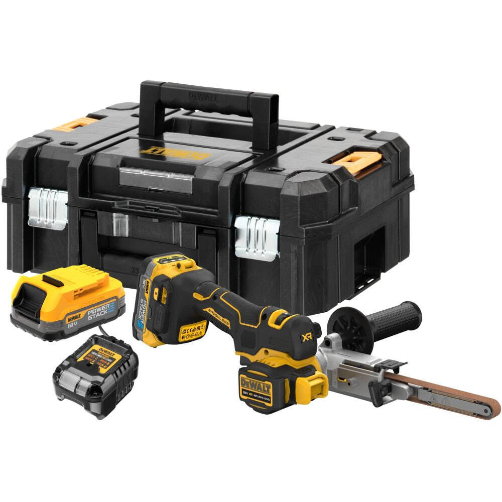 Аккумуляторный напильник DeWalt DCM200E2T, 18 В, 1707 м/мин, с 2 АКБ 1.7 Ач и ЗУ, в кейсе