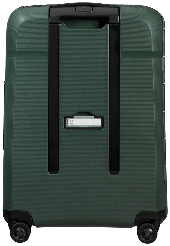 Чемодан Samsonite, пластик, полипропилен, адресная бирка, 38 л, размер S, зеленый