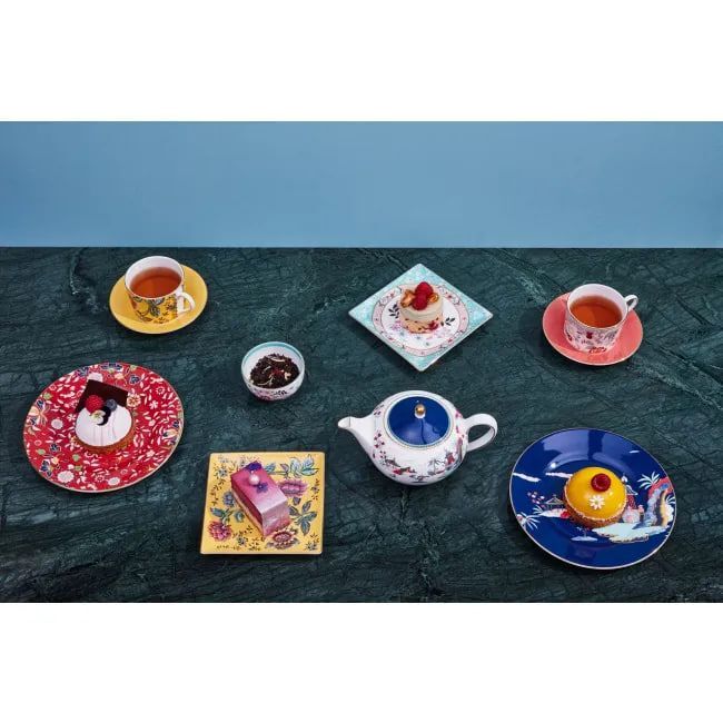 Набор для кофе Wedgwood Wonderlust, 3 элемента Blue Pagoda (40031717)
