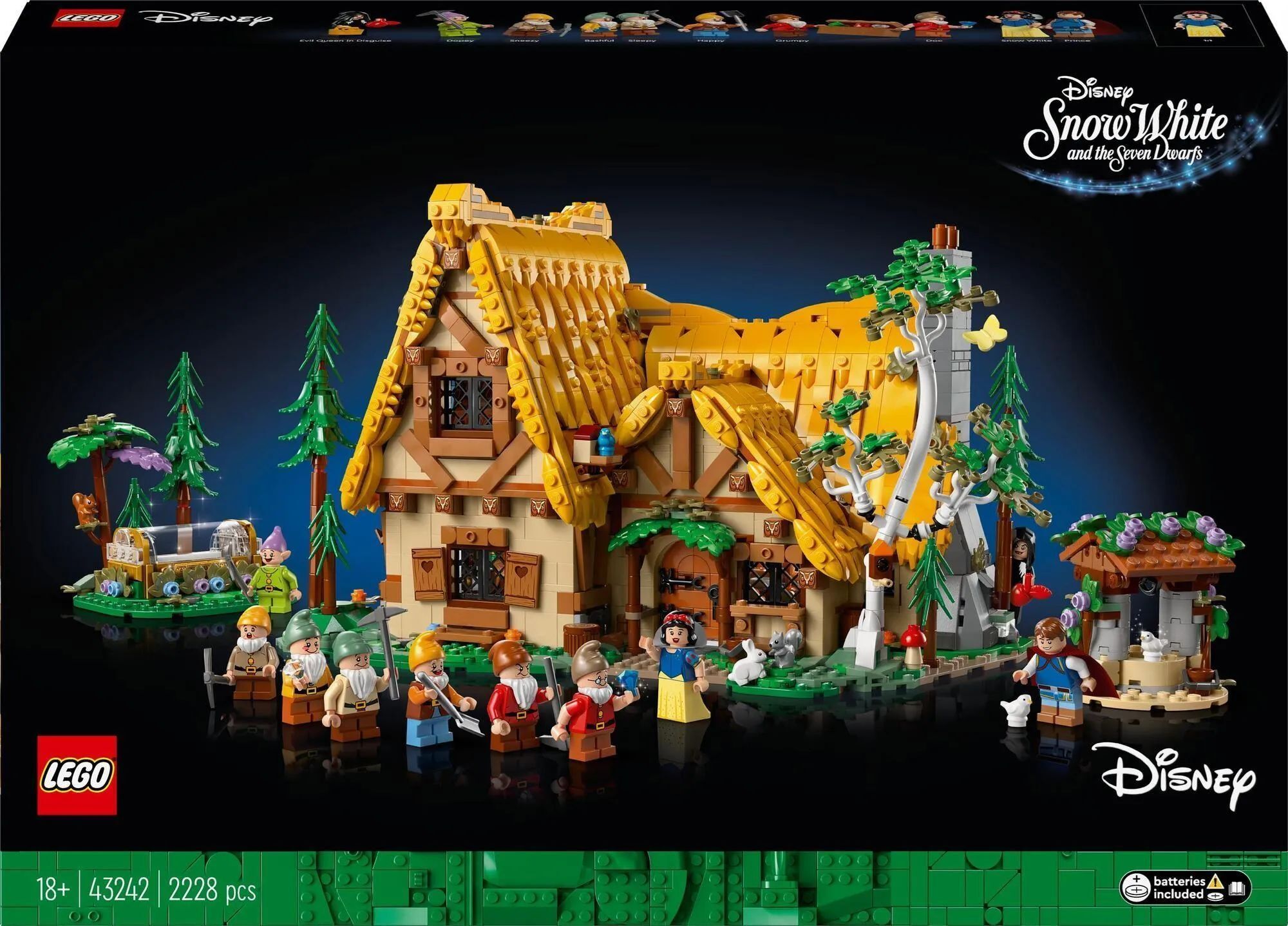 Конструктор LEGO Disney 43242 Белоснежка и Хижина семи гномов
