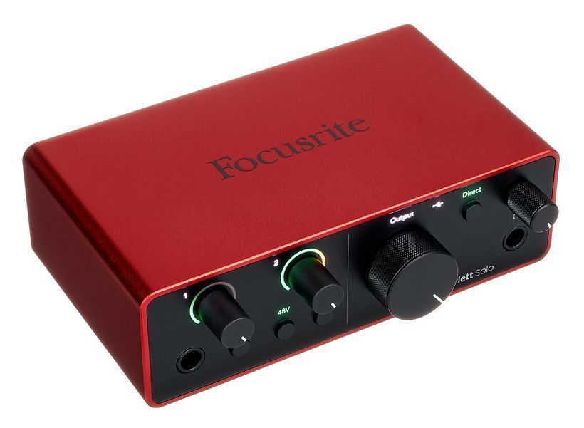 Внешняя звуковая карта Focusrite Scarlett Solo 4rd Gen