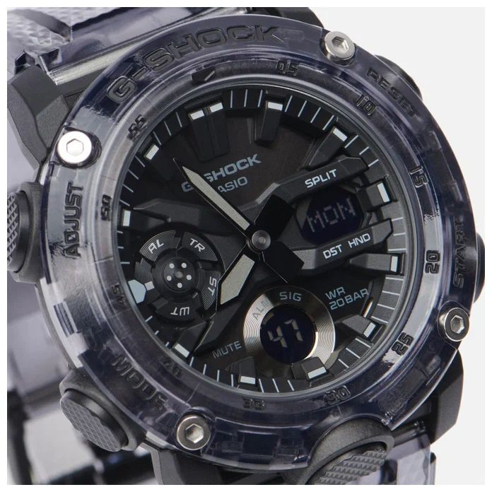 Наручные часы CASIO Наручные часы Casio GA-2000SKE-8AER, бесцветный, черный
