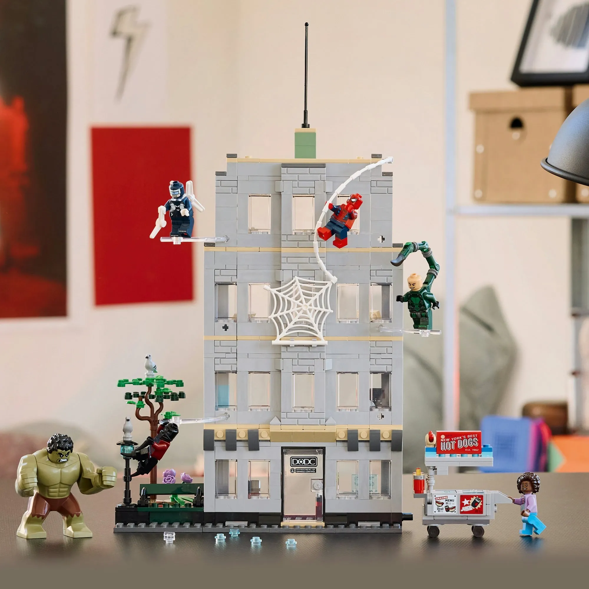 Конструктор LEGO Marvel 76350 Эпическая битва: Человек-паук против Халка