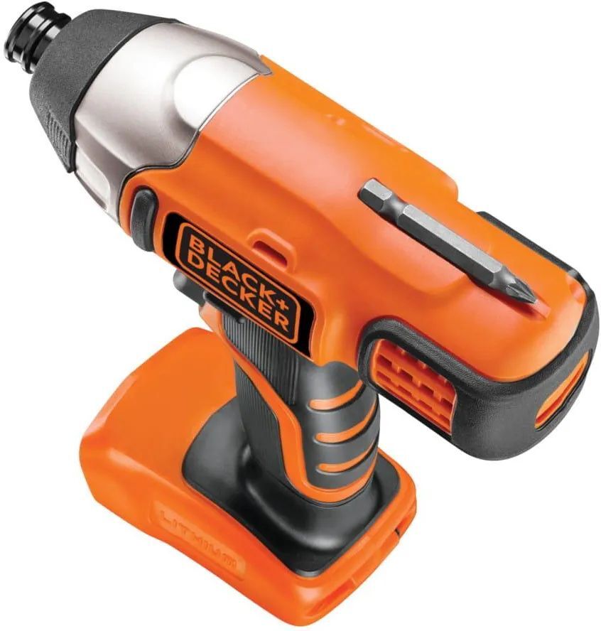 Аккумуляторный ударный шуруповерт BLACK+DECKER BDCIM18D1A