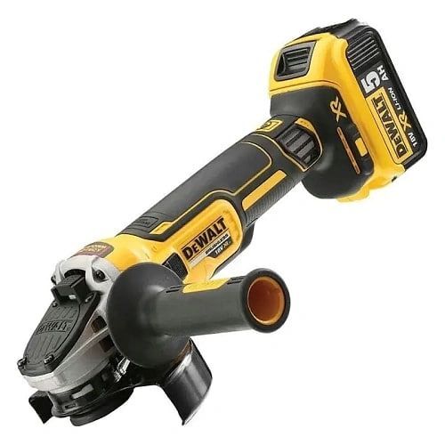 Аккумуляторная шлифмашина DeWalt DCG405M2 18 В, 4 Ач*2, диаметр диска 125 мм