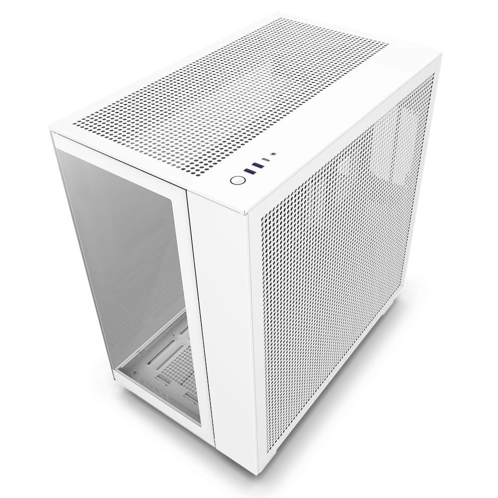 Корпус NZXT H9 Flow Window Mini-ITX, Micro-ATX, ATX White (CM-H91FW-01)