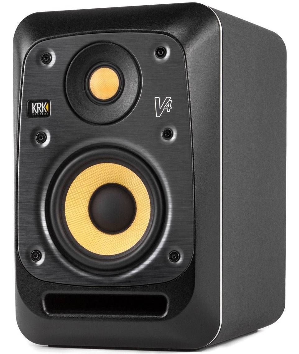 KRK V4S4 Активный 2-х полосный (Bi-Amp) 4-ти дюймовый студийный монитор, черный