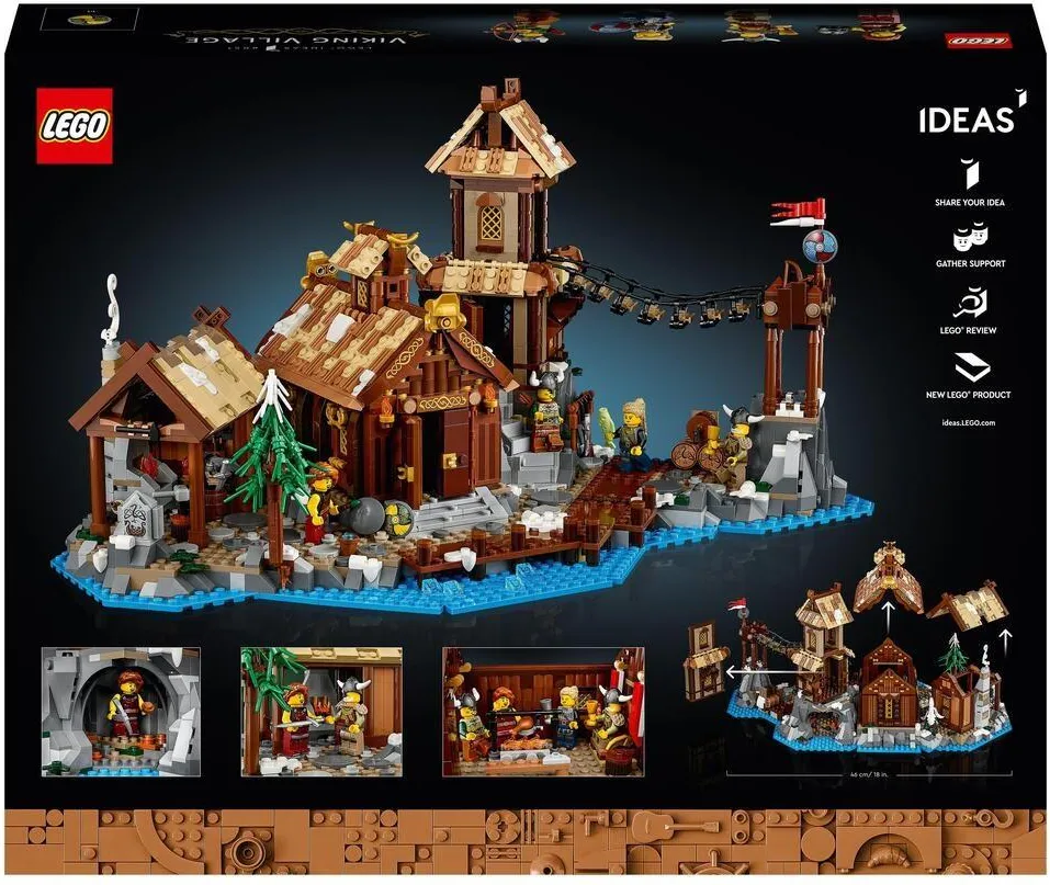 Конструктор LEGO Ideas 21343 Деревня викингов