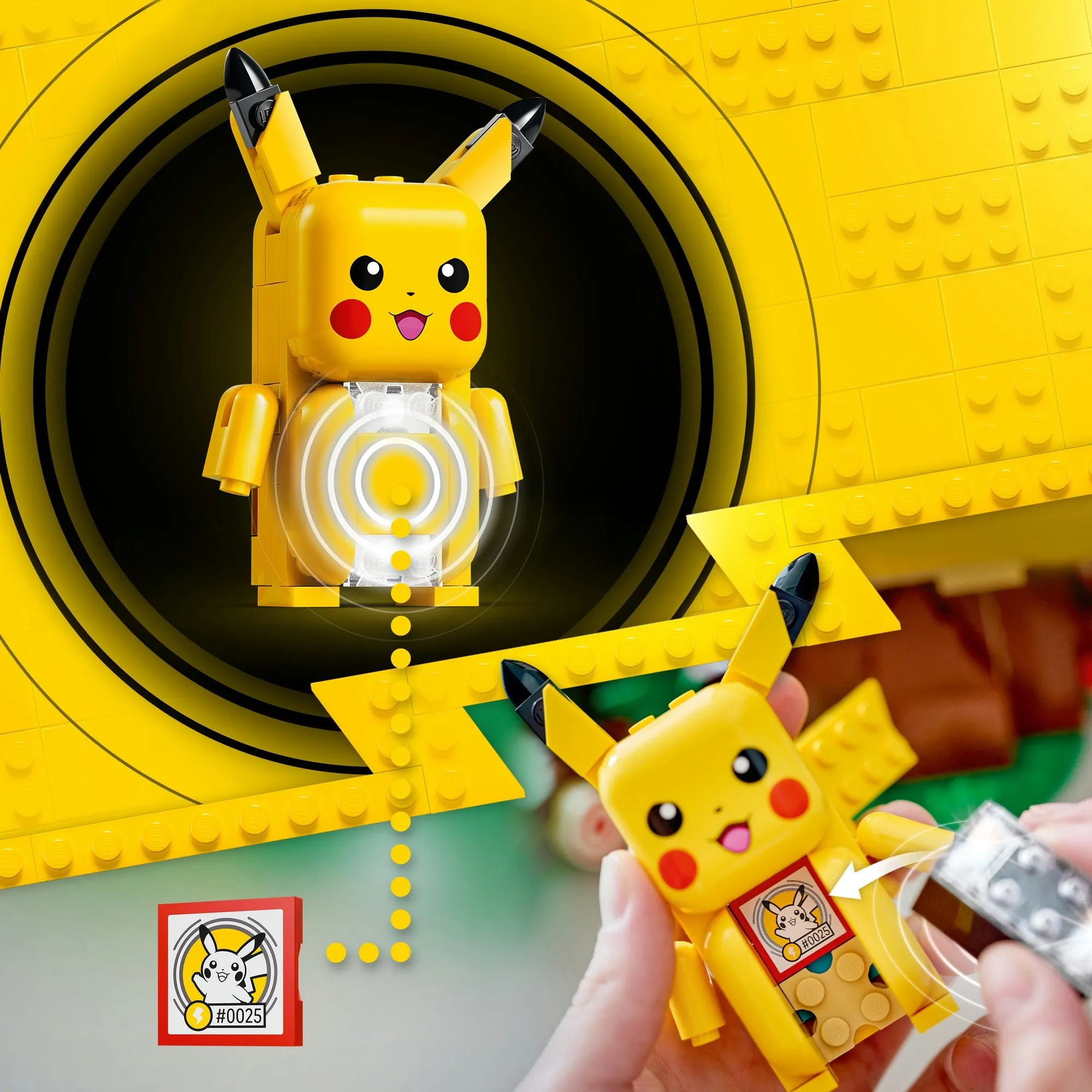 Конструктор LEGO Pokemon 72164 SMART Play: Тренировочный домик Пикачу