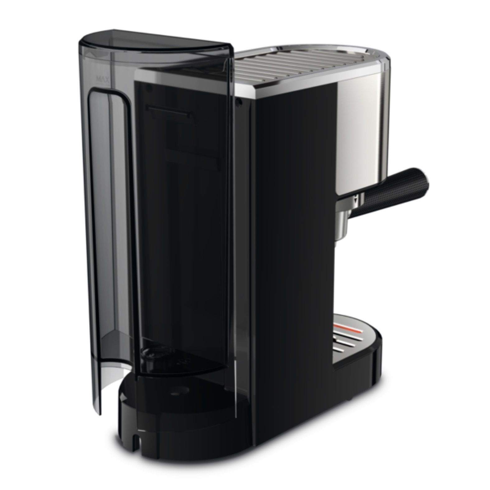 Кофеварка рожковая Krups Virtuoso XP442C11, черный/нержавеющая сталь