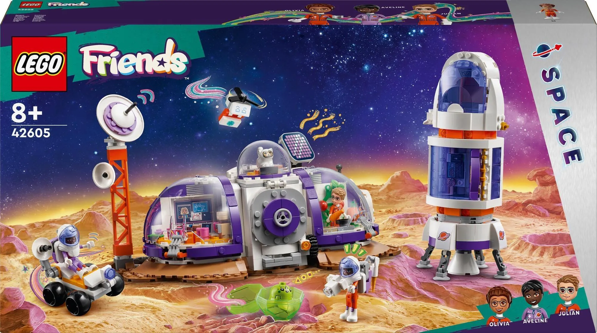 Конструктор LEGO Friends 42605 Космическая станция и ракета