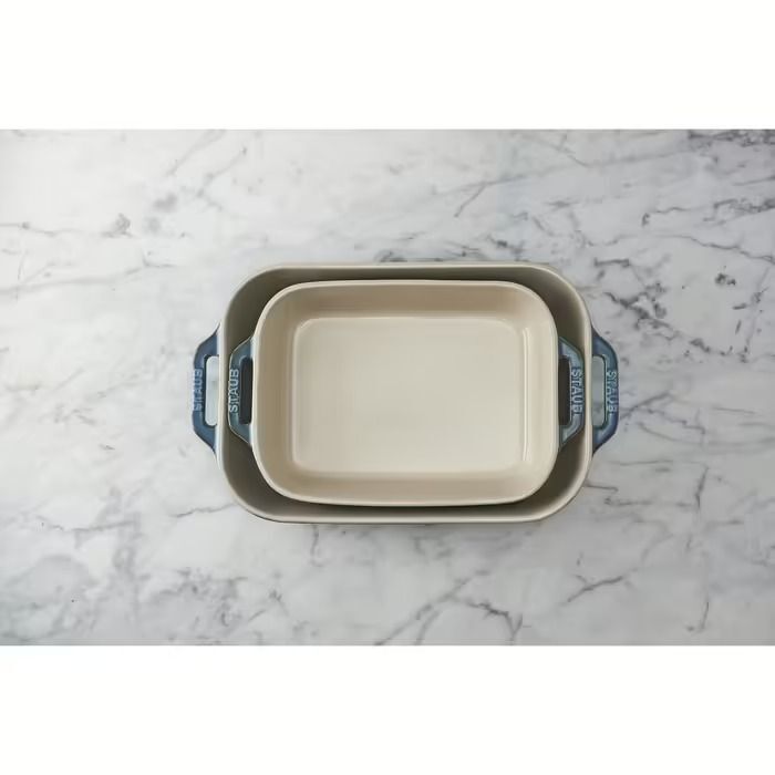 Форма для запекания Staub, 2 предмета бирюзовая