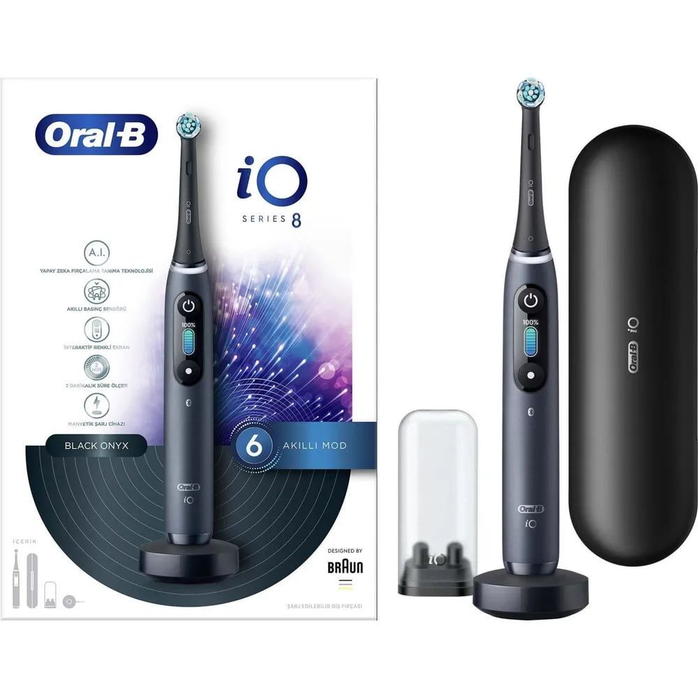Электрическая зубная щетка Oral-B iO 9, black onyx