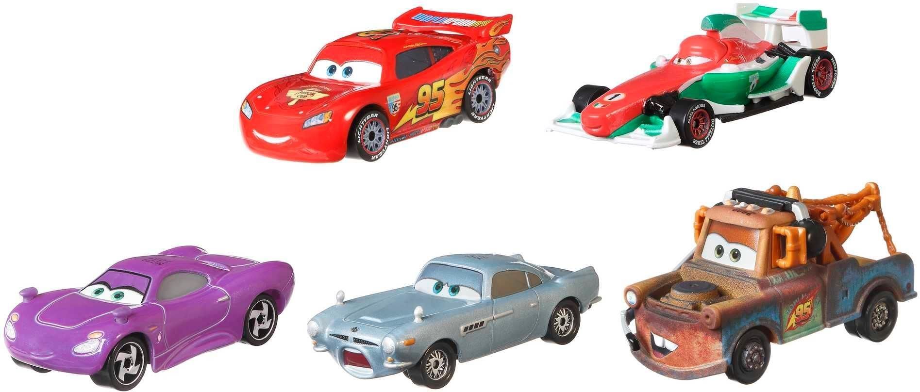 Игровой набор Mattel Disney Auta Автомобили, набор из 5 штук по 2 шт. HFN82
