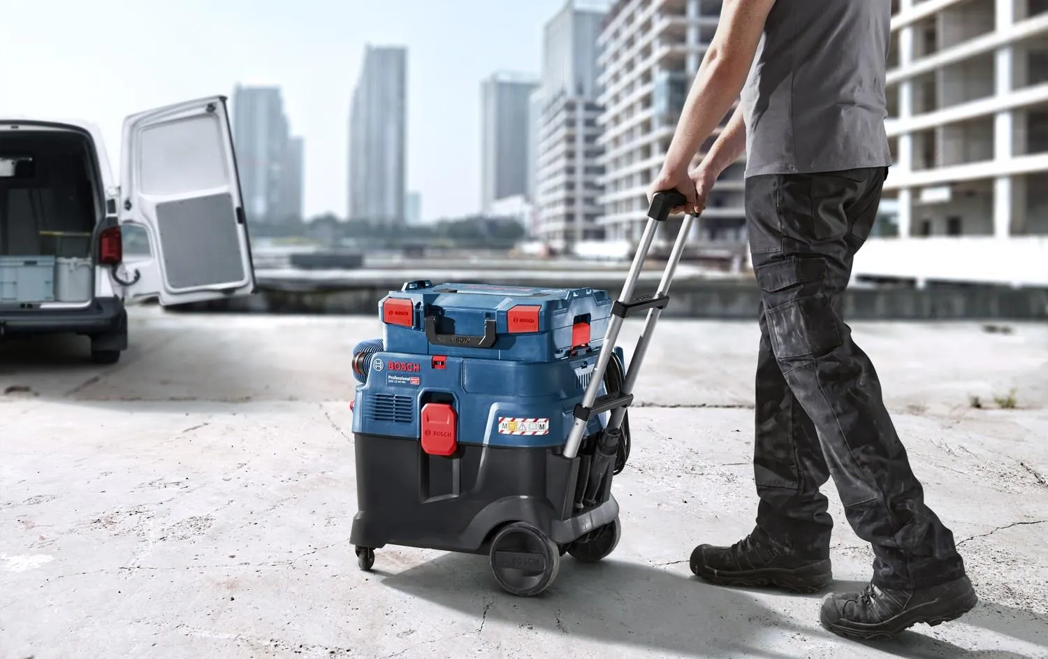 Пылесос строительный класса M Bosch GAS 12-40 MA Professional 06019M0120
