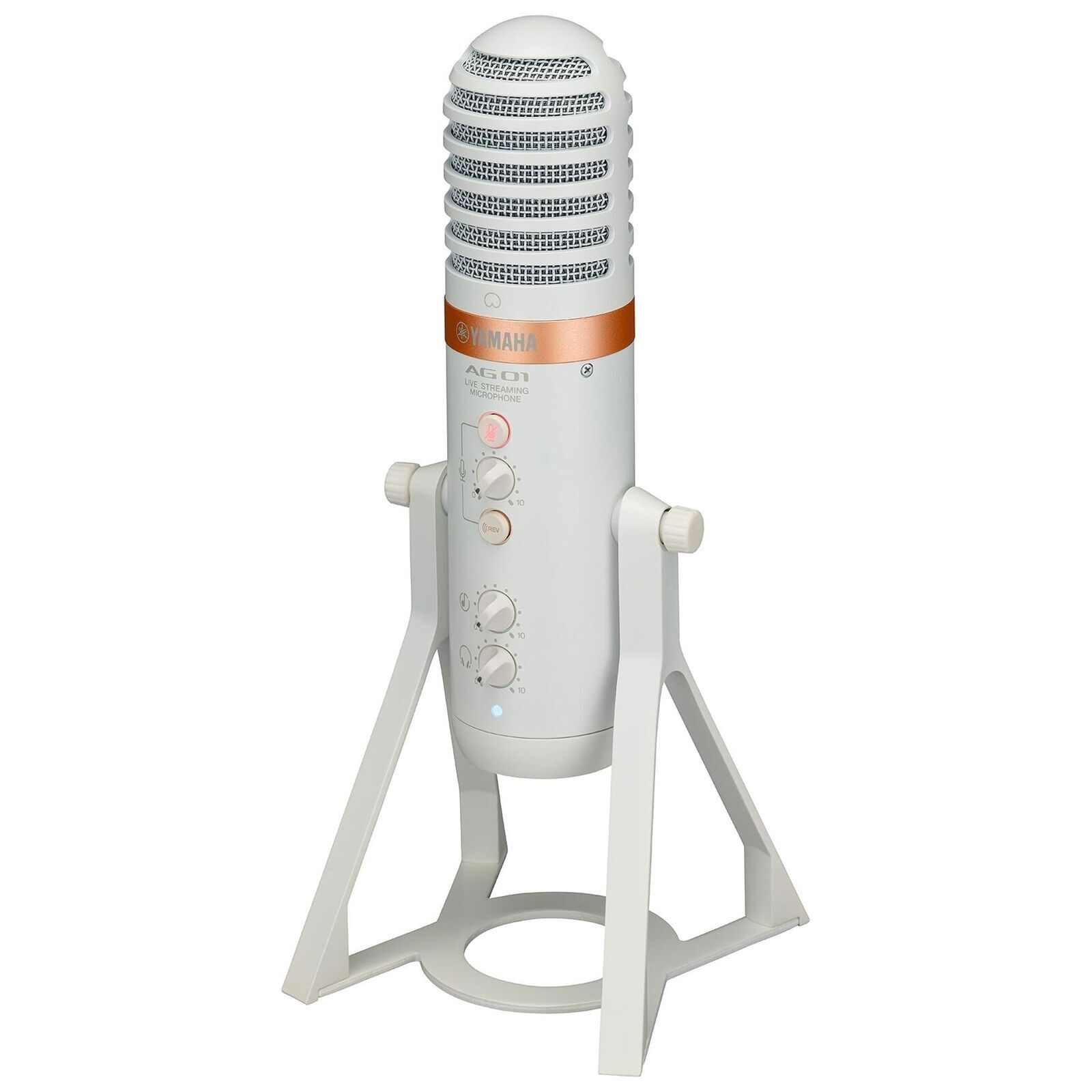 USB-микрофон Yamaha AG01 Streaming Loopback Audio USB Microphone White