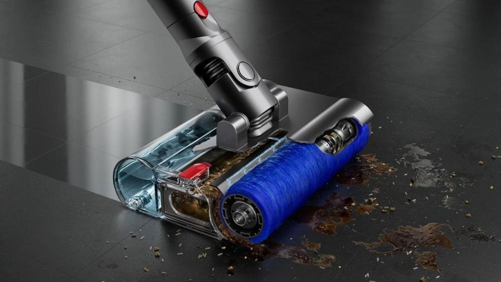 Моющий вертикальный пылесос Dyson V12 Detect Submarine SV46 с лазером