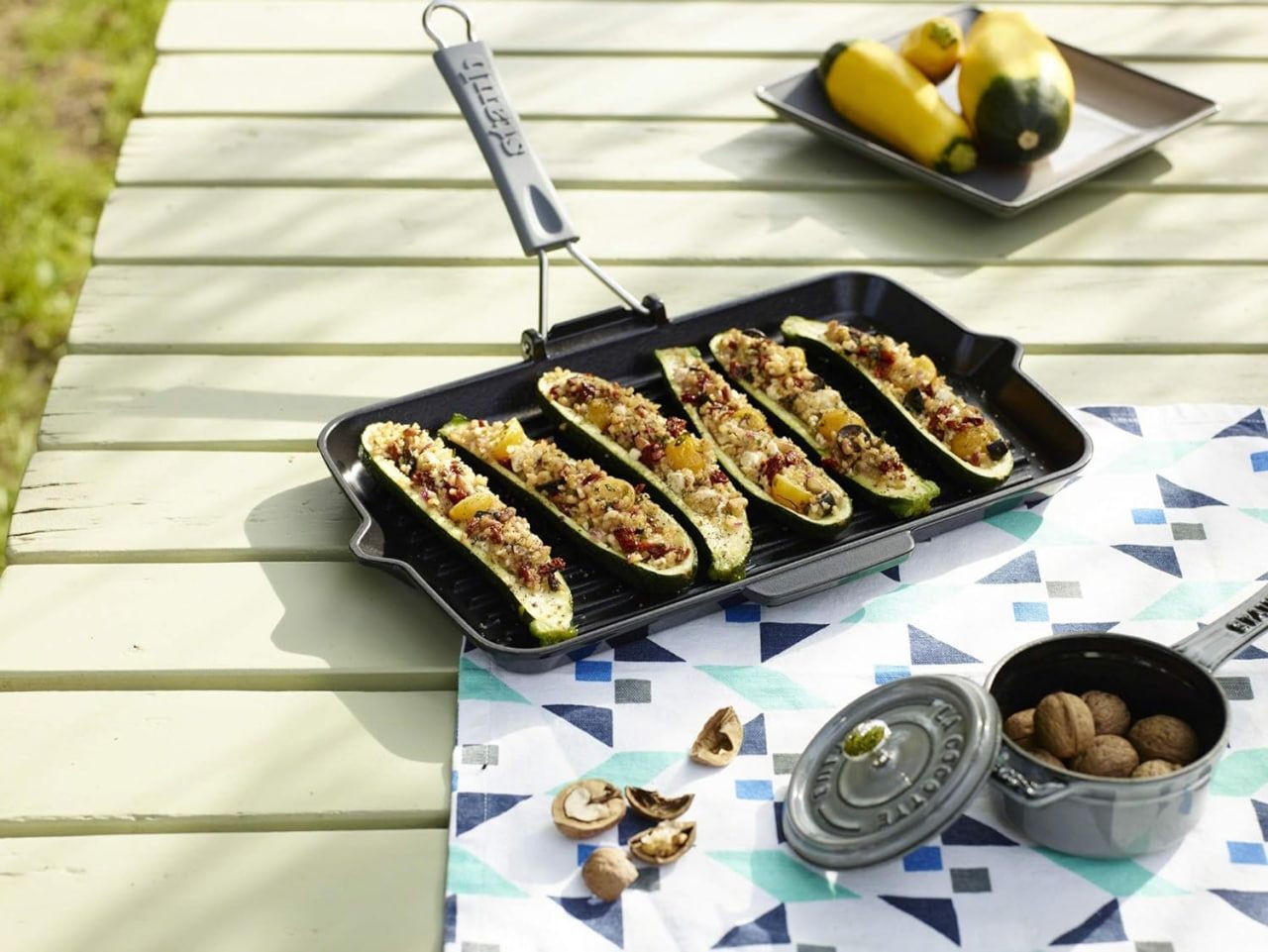 Жаровня для гриля Staub чугунная прямоугольная черная 34 см x 21 см (40509-343-0)