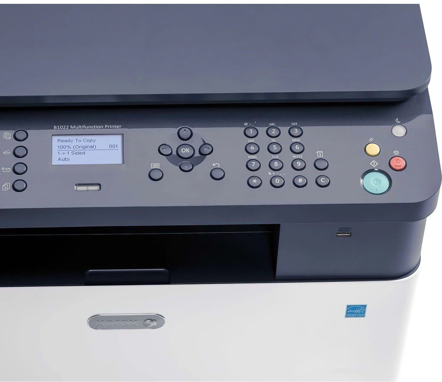 МФУ лазерное Xerox B1022, ч/б, A3, белый/синий