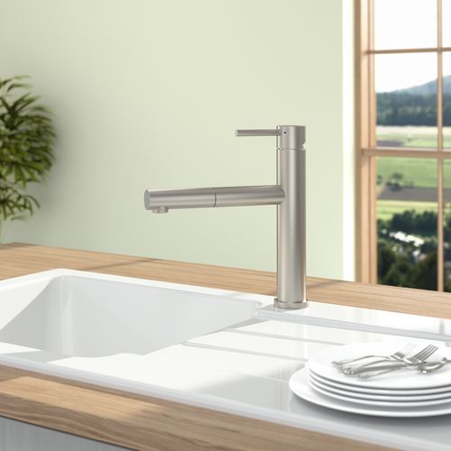 Однорычажный смеситель для кухни Villeroy & Boch Como Shower Sky