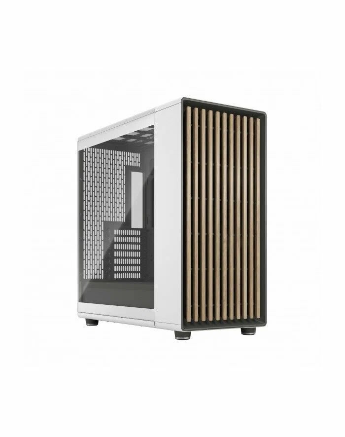 Корпус Fractal Design North XL Chalk White TG Clear Miditower (FDCNOR1X04), белый