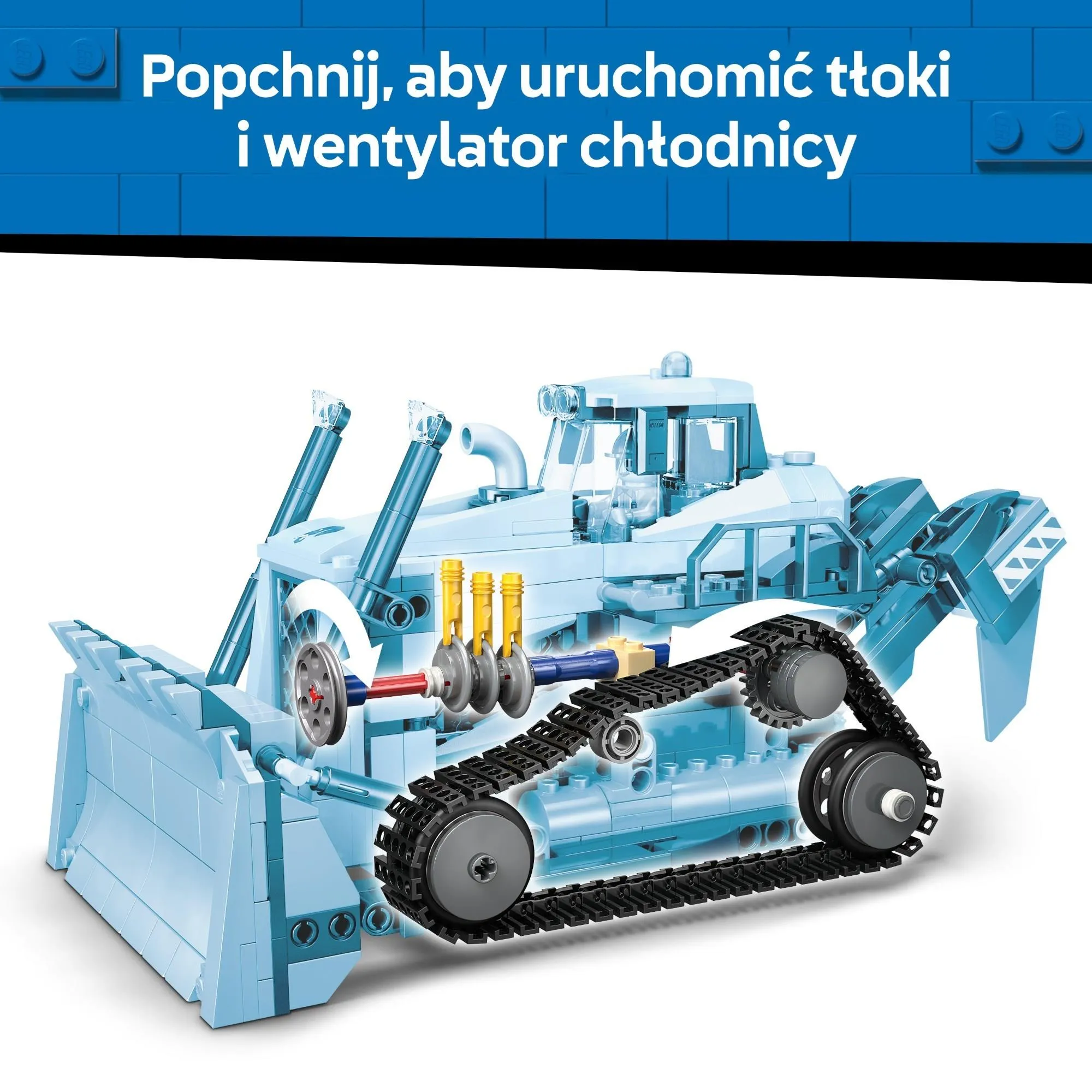 Конструктор LEGO City 60466 Жёлтый бульдозер