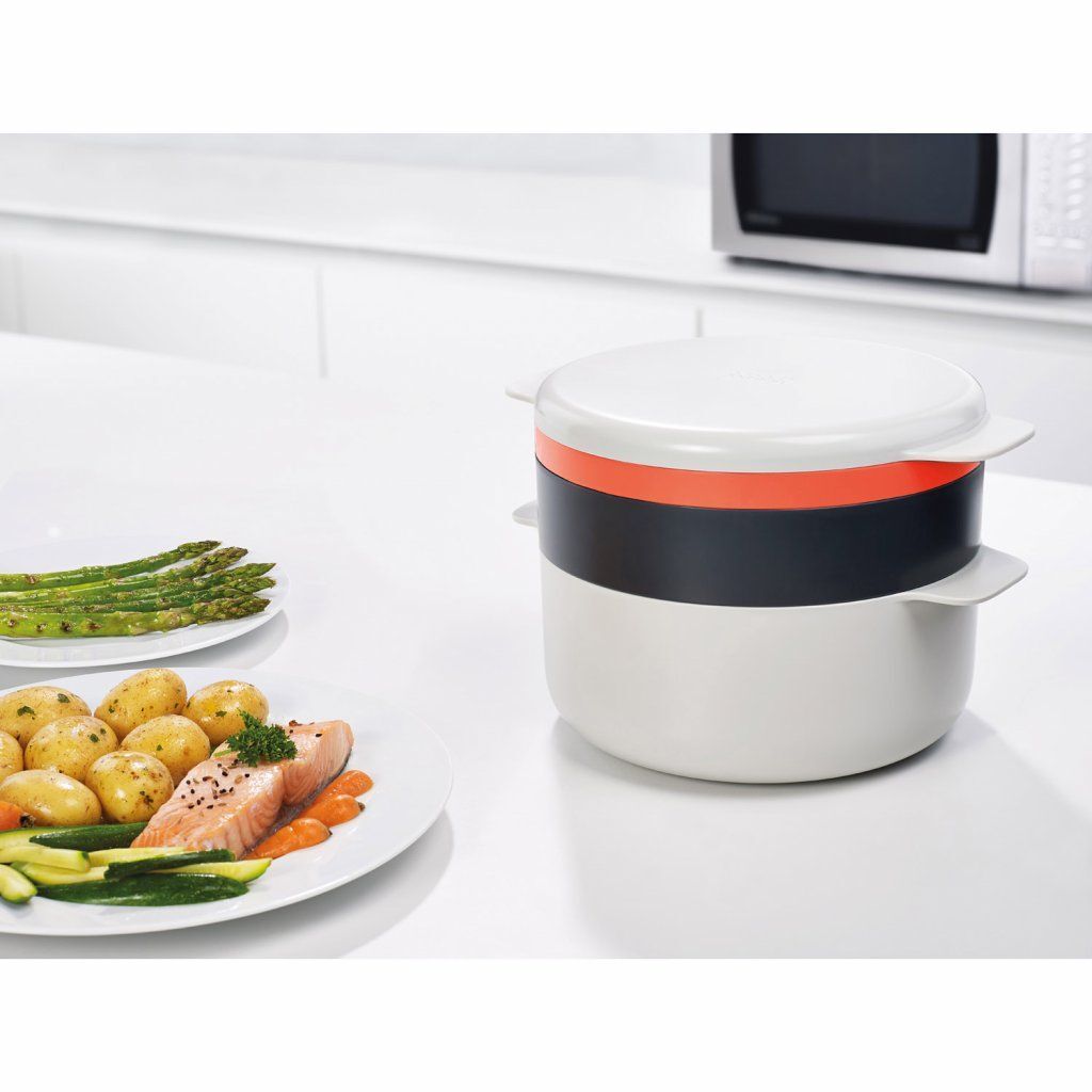 Набор для готовки в микроволновке 4 предмета серо-оранжевый Joseph Joseph M-Cuisine