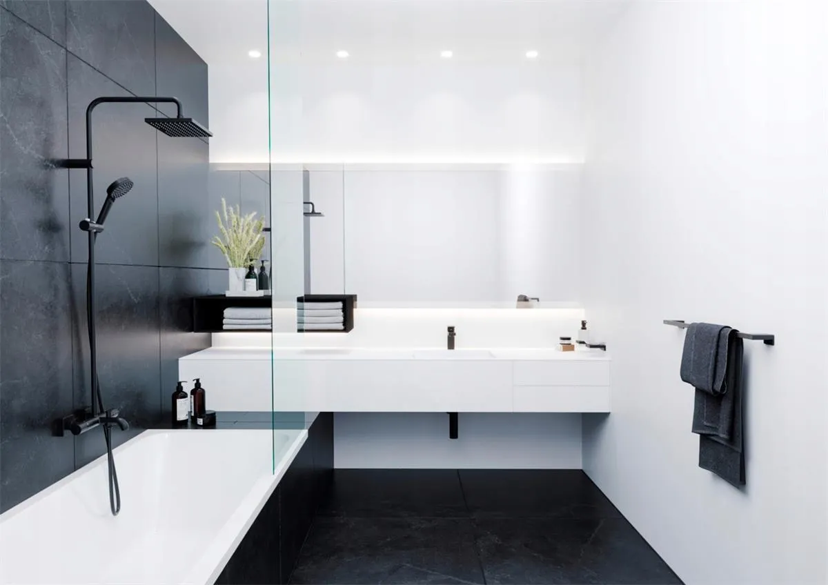 Смеситель для раковины Hansgrohe Vernis Shape, черный матовый 71591670