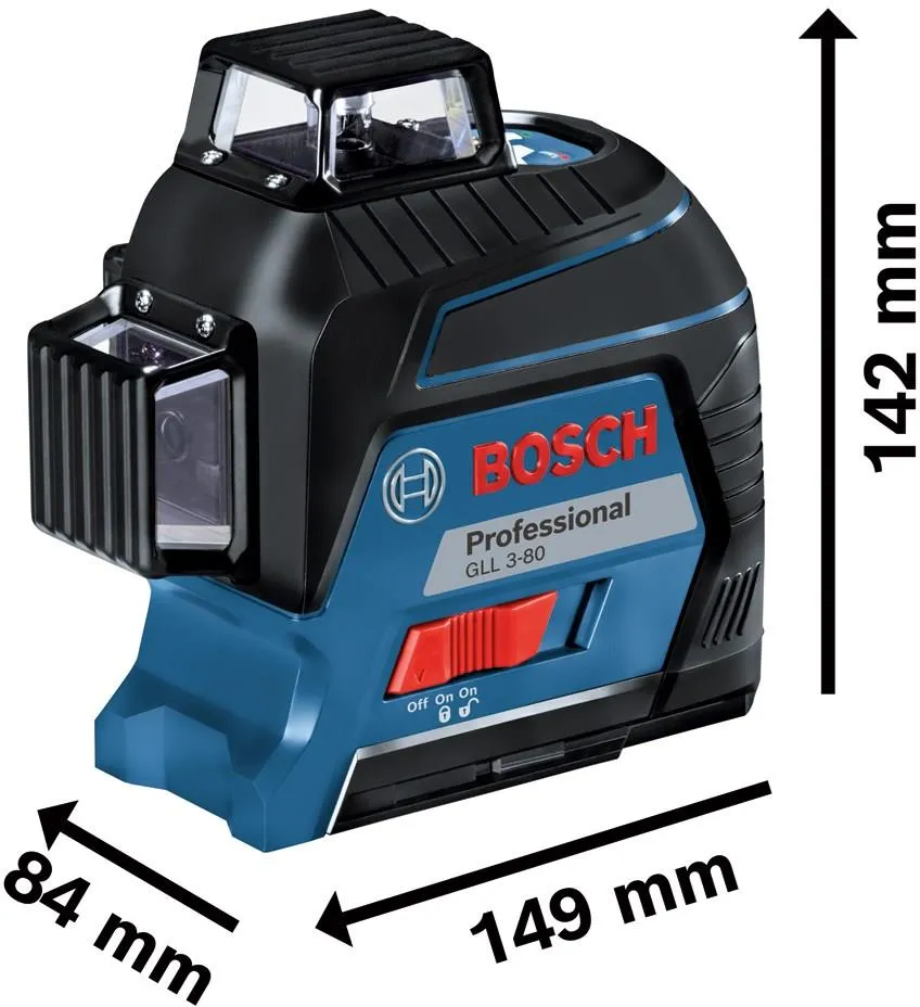 Лазерный уровень Bosch GLL 3-80 Professional 0601063S00