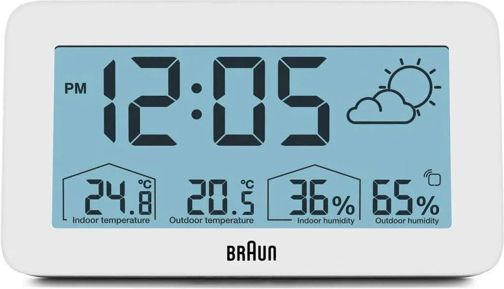 Погодная станция BRAUN BC13WP (цвет белый)