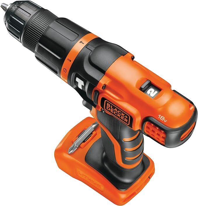 Аккумуляторный ударный шуруповерт BLACK+DECKER BDCH188N 18 В, без аккумулятора
