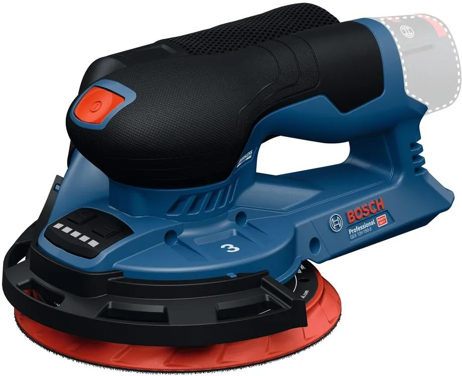 Эксцентриковая шлифовальная машина аккумуляторная Bosch GEX 12V-150-3 Professional 0601373301
