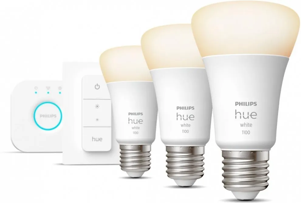 Комплект PHILIPS HUE White E27 1100lm 8719514289130
