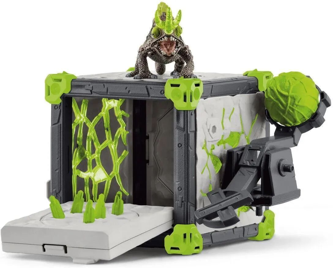 Набор Schleich Eldrador 42677 Боевая пещера Камня и Каменный хамелеон