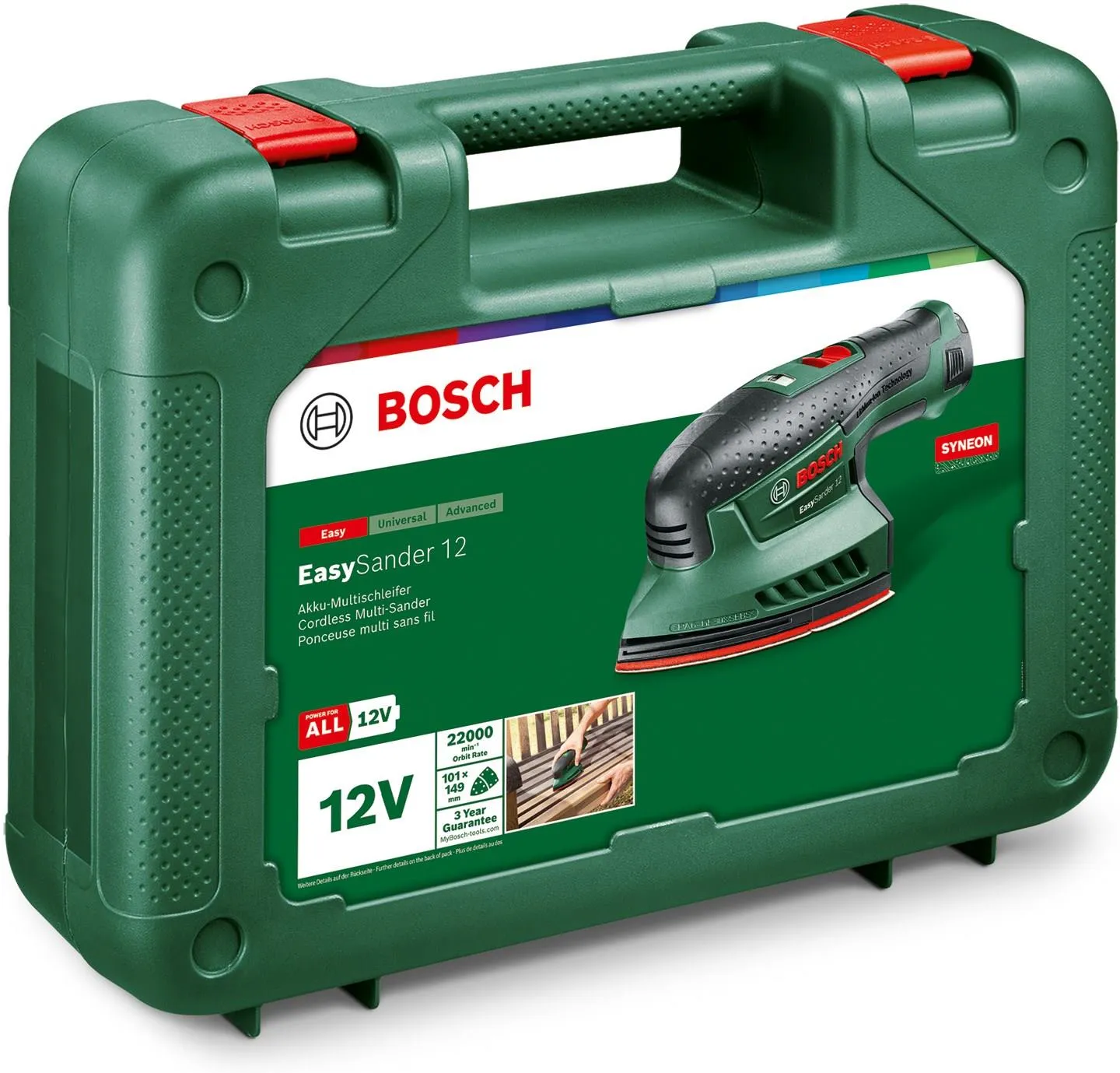 Вибрационная шлифовальная машина аккумуляторная Bosch EasySander 12 0603976909