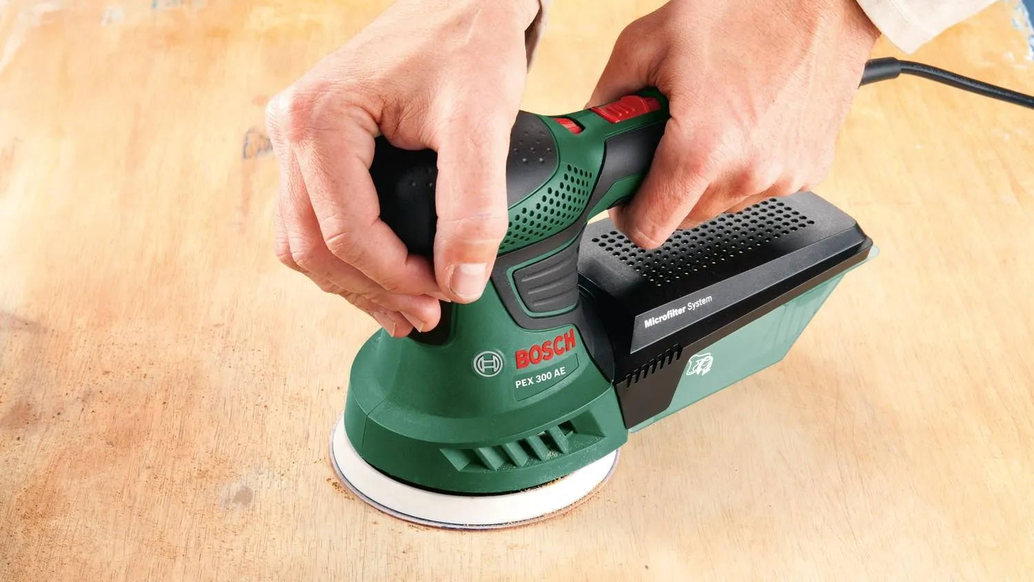 Эксцентриковая шлифовальная машина сетевая Bosch PEX 300 AE 06033A3020